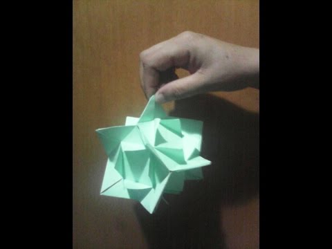 How to Make Paper Christmas ball (folding)