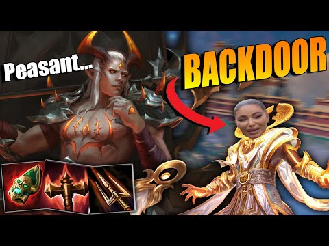 VAMPIRE ACHILLES VS A BACKDOORING OLORUN MAIN! - Masters Ranked Duel - SMITE