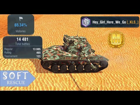 B-C 25t: 6600 Damage , 6 Frags (1vs4) - WOT BLITZ -