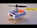 How To Make Flying Matchbox Helicopter Diy Toy Helicopter