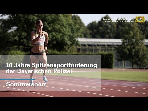 10 Jahre Spitzensportförderung der Bayerischen Polizei: Ein Einblick in das Sommersportprogramm