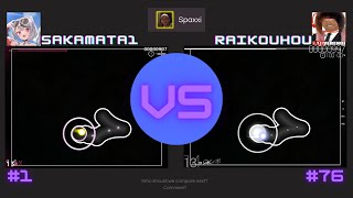 mrekk (sakamata1) vs Raikouhou - Euphoria