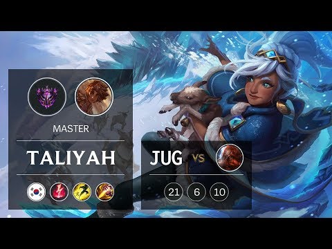 Taliyah Jungle vs Gragas - KR Master Patch 9.6
