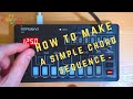 How To Make A Simple Chord Sequence On The Roland J 6