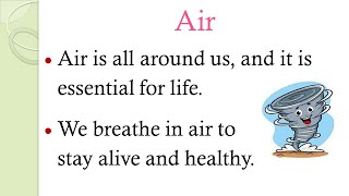 Essay on Air | 20 Lines on Air #essay #youtubeshorts #air #freshair #yt #airpollution #english