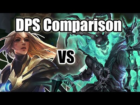 Does Thresh Deal More DPS than Kayle? - DPS Comparison - Season 11 League of Legends