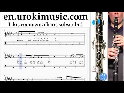 Clarinet lessons Camila Cabello - All These Years Sheet Music Tutorial um-ih352