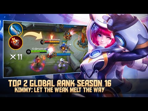 Killing Machine Kimmy Top 2 Global Gameplay by IG:@myjoki.co | Mobile Legends: Bang Bang