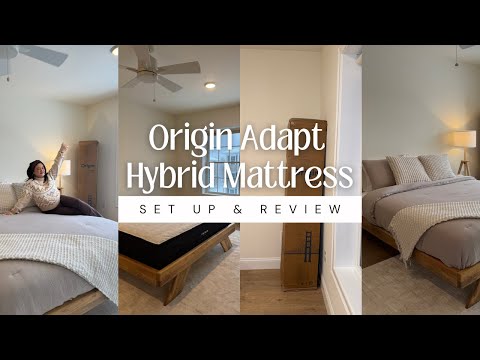 Set Up My New Bed | Origin Adapt Hybrid Mattress Review