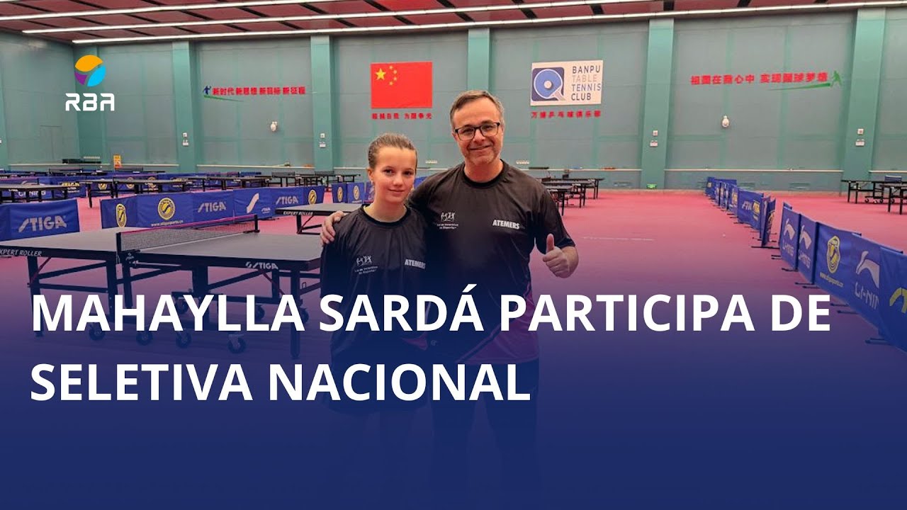 Mahaylla Sardá participa de seletiva nacional da categoria Sub-19 do tênis de mesa, que define os representantes da Seleção Brasileira para a temporada 2026