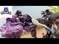 Transformers BEAST WARS Stop Motion MP32 Optimus Primal Vs MP43 Megatron Kingdom Stop Motion