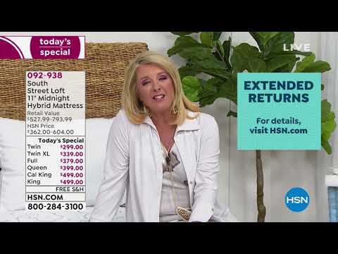 HSN | Sleep Solutions featuring South Street Loft Mattresses 04.26.2020 - 07 PM