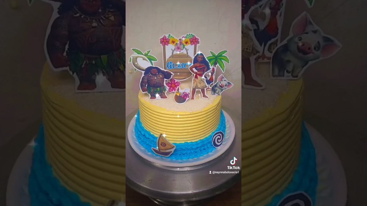 bolo Moana ❤️😍
