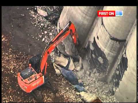 Building withstands massive controlled explosion