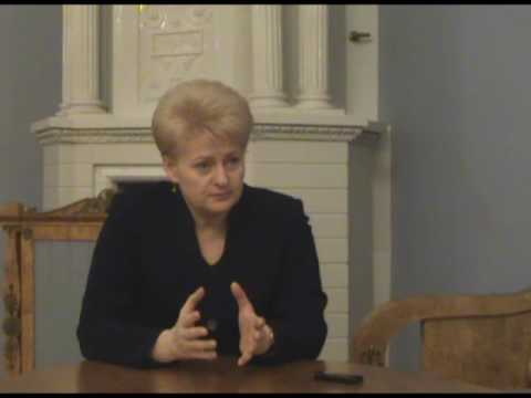 15min.lt konferencijoje D.Grybauskaitė