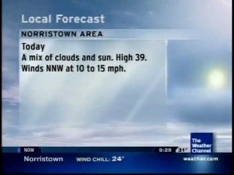 Weather Channel local forecast - 2009