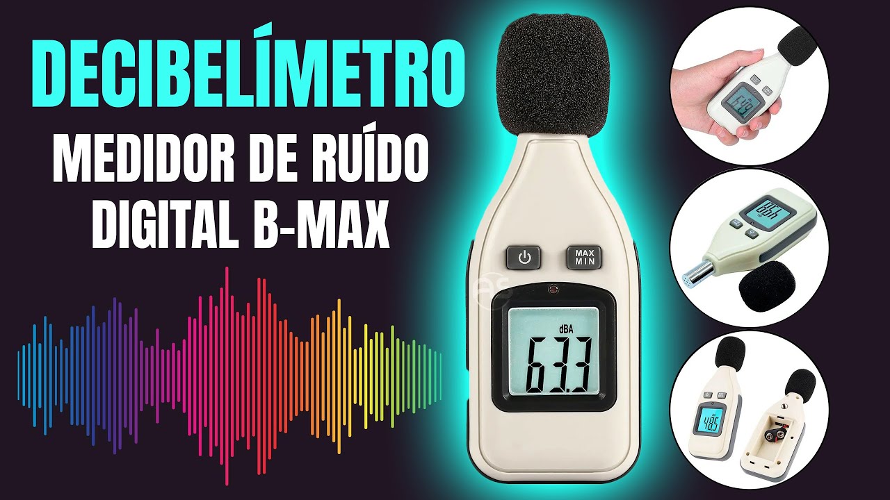 Medidor de Ruído Digital Decibelímetro