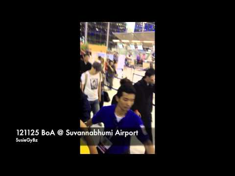 [Fancam] 121125 BoA @ Suvarnabhumi Airport