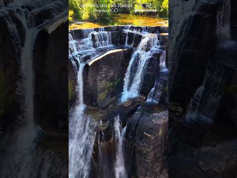 PIRANHAS GOIÁS, PROJETO VISÃO AÉREA - CACHOEIRA DOS TRÊS TOMBOS #02