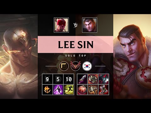 Lee Sin Top vs Jayce - KR Grandmaster Patch 25.19