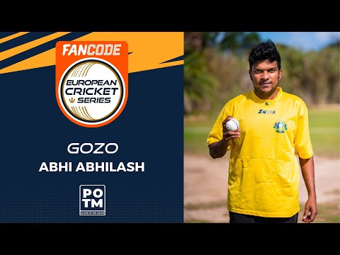 POTM: A.Abhilash - Match 18 - BBL vs GOZ | Highlights | FanCode ECS Malta, 2022 Day 5 | ECS22.644