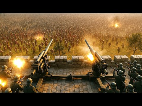 10,000,000 Aliens, Predators & Zombies Invade HUMAN ARMY Base - Ultimate Epic Battle Simulator 2