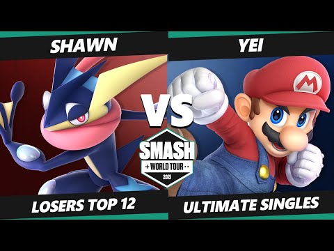 SWT CASO Online Top 12 - Shawn (Greninja, Fox) Vs. Yei (Mario, Palutena, Byleth) SSBU Ultimate
