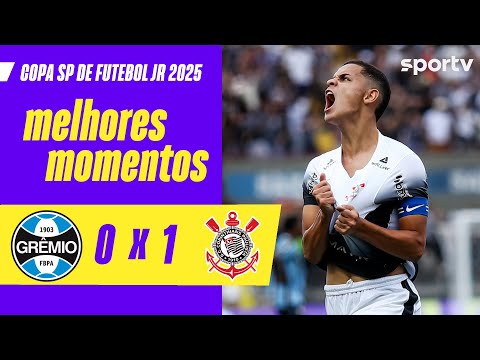 Gols e lances de Grêmio x Corinthians