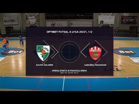 Optibet Futsal A Lyga | Kauno Žalgiris - Gargždų Pramogos | Rungtynių Santrauka |