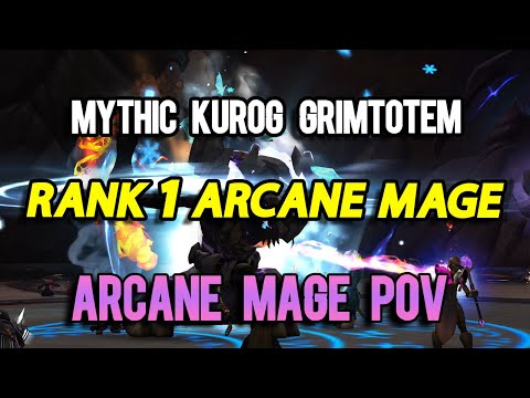 RANK 1 DragonFlight Mythic Kurog Grimtotem VOTI ARCANE MAGE DPS POV