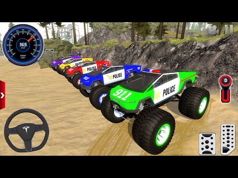 Police 4x4 Monster Truck Stunts Driver Simulator 3D - Android / IOS GamePlay #1