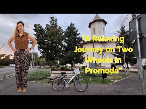 Ride through the Chiajna promenade with my tourtak bike