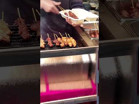 Chicken Satay Skewers - Mt Wellington Night market #auckland #newzealand #nightmarket
