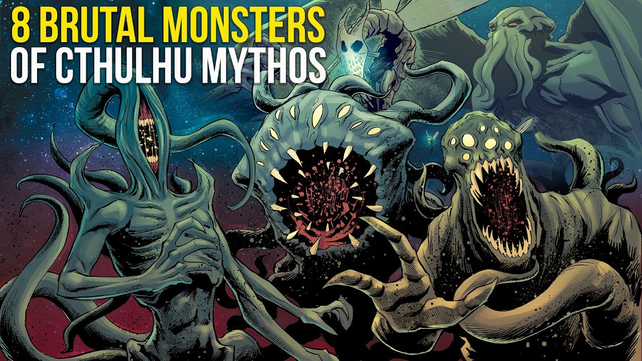 8 BRUTAL Cosmic Monsters and Deities of Cthulhu Mythos - HP Lovecraft's Incredible Cosmic Creatures