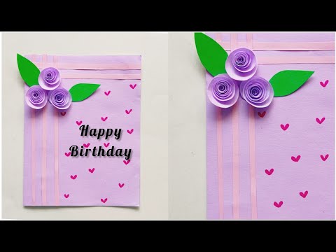 How to make BIRTHDAY CARD || very easy birthday card idea || @ArshiaDIY
