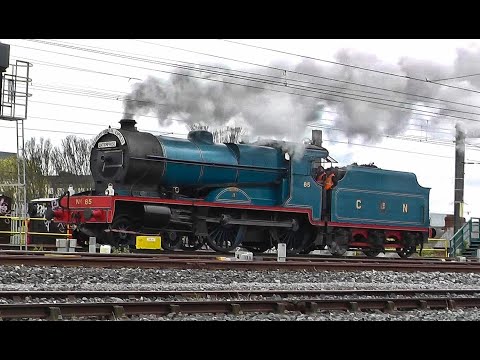 RPSI 85 'Merlin' light engine @ Fairview Dart Depot, Dublin - 28/04/2019