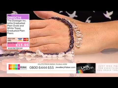 White Cultured Potato Pearls on The Late Show with Vicky Field (JewelleryMaker) LIVE 03/03/2015