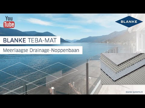 BLANKE TEBA-MAT - Voor permanent mooie balkons en terrassen