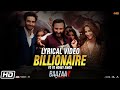 Billionaire Yo Yo Honey Singh Baazaar Full Audio Song