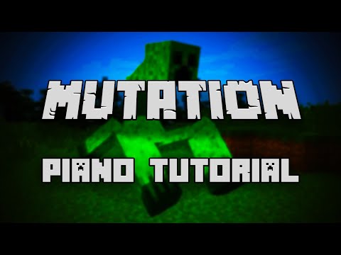 C418 - Mutation (from Minecraft Volume Beta) - Piano Tutorial
