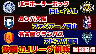 【激闘のJ1観戦】水戸ホーリーホックvs柏レイソル　ガンバ大阪vsファジアーノ岡山　名古屋グランパスvsアビスパ福岡　｜Jリーグ/J1