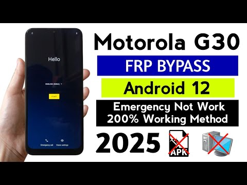 Motorola G30 Gmail Frp Bypass ANDROID 12 | 100% Working Trick 2025.