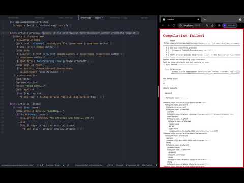 ClojureScript for React Developer - 20.  Your/Global Feed Articles
