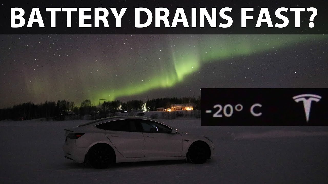 Tesla Model 3 heater power usage in -20°C