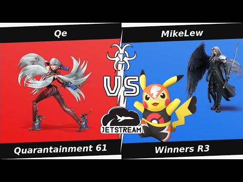 Quarantainment 61 Winners R3 - Qe (Bayonetta) Vs MikeLew (Pikachu, Sephiroth) - SSBU