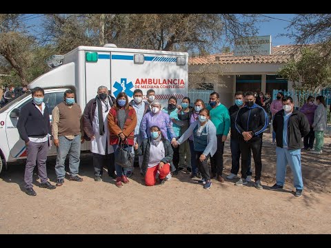 El Gobierno entregó una nueva ambulancia para el hospital de Rivadavia Banda Sur