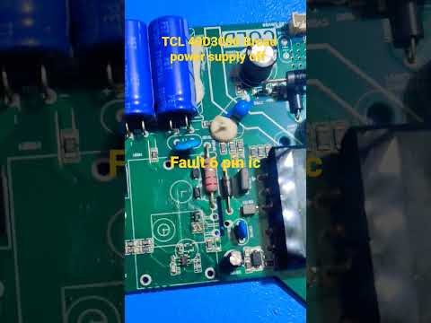 TCL LED 40D3000 Boards fault Repair and problem solve
