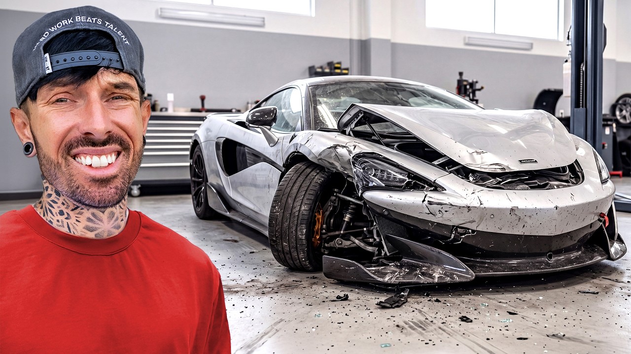 I BOUGHT A WRECKED MCLAREN THEN REBUILT IT IN 7 DAYS