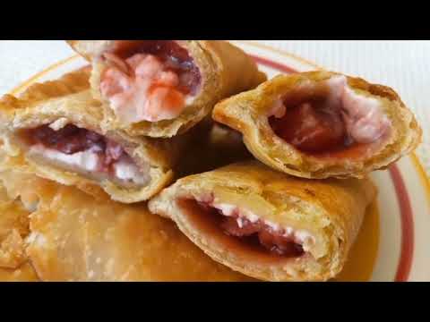 how to make strawberry cream cheese Pie #creamcheeserecipe #easyrecipes