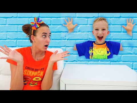 Vlad ve Niki duvardan atlıyor ve çocuklar için daha faydalı hikayeler